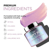Azure Beauty Elixir Holographic Glitter Peel Off Moisturizing Brightening Glowing Face Mask - Aura In Pink Inc.