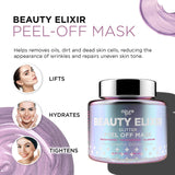 Azure Beauty Elixir Holographic Glitter Peel Off Moisturizing Brightening Glowing Face Mask - Aura In Pink Inc.