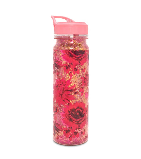 Swig Glossy Peony Pink & Turquoise Triple Insulated Hot/Cold Stainless  Steel Water Bottle w/Flip Ring