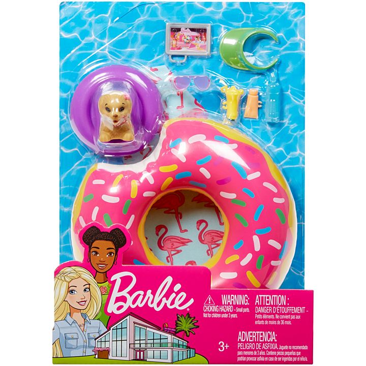 Barbie Donut Floaty Pool Accessory