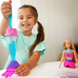 Barbie Dreamtopia Blue Purple Glitter Slime Tail Mermaid Doll - Blonde - Aura In Pink Inc.