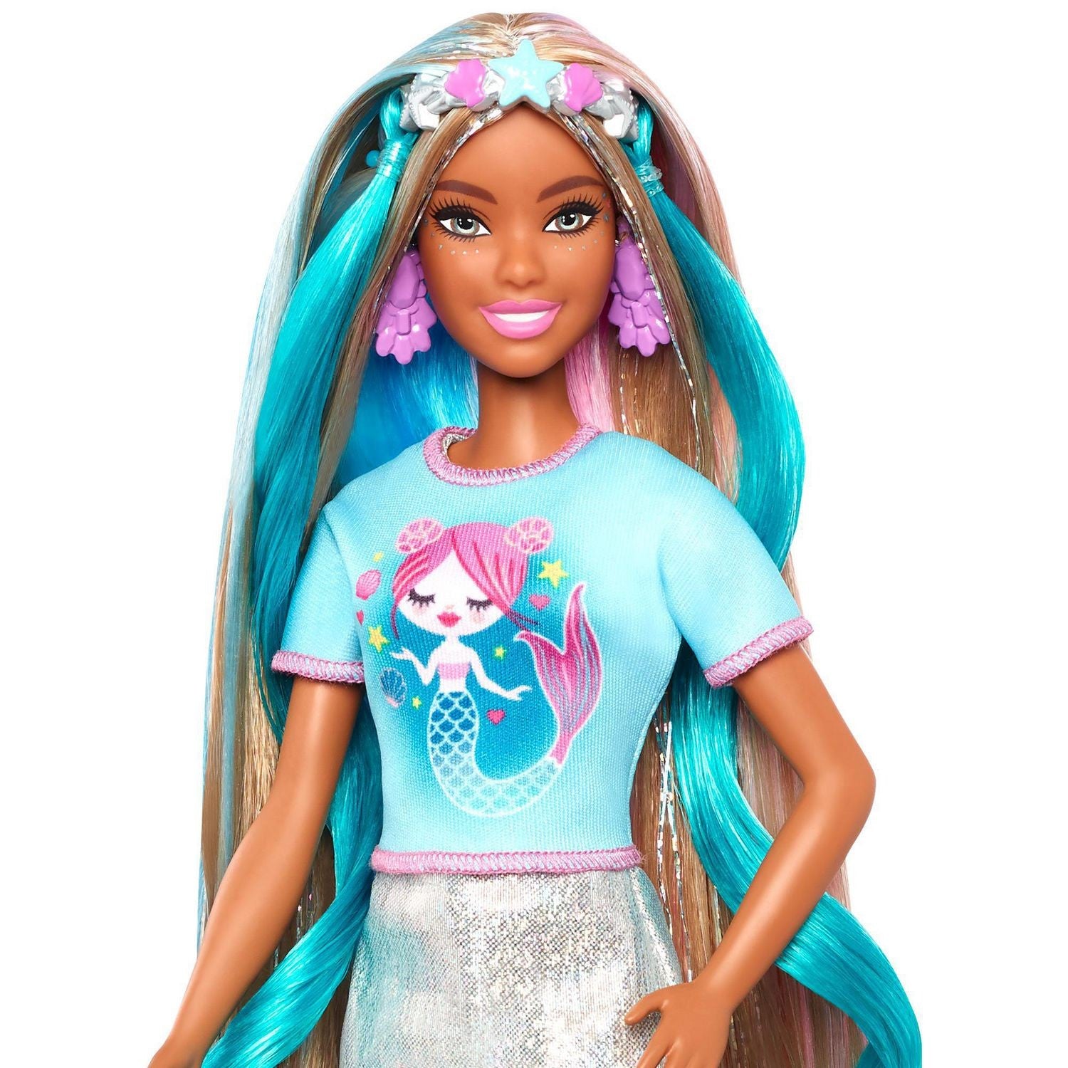 Barbie Fantasy Hair Doll - Mermaid and Unicorn Looks NEW DENTED BOX