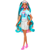 Barbie Fantasy Hair Unicorn To Mermaid Doll - Brunette - Aura In Pink Inc.