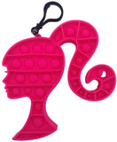 Barbie Pink Popper Fidget Clip Keychains - Aura In Pink Inc.