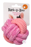 Bark-A-Boo Pink Rope Ball Dog Toy - Aura In Pink Inc.