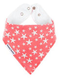Bazzlebaby Bandabib 3-Pack Mermaid Starfish Original Bandana-Style Drool Baby Bibs Set - Aura In Pink Inc.