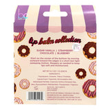 Beauty Concepts Donuts For You Lippenbalsam-Kollektion – Zucker-Vanille, Erdbeere, Schokolade, Blaubeere