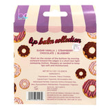Beauty Concepts Donuts For You Lip Balm Collection - Sugar Vanilla, Strawberry, Chocolate, Blueberry