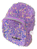 Bebe Girls by Love2Design Purple Velour Iridescent Sequins Mini Backpack Bag - Aura In Pink Inc.