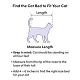 Best Friends By Sheri Meow Hut Fur Grey Plush Cave Cat Bed