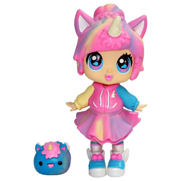 Bubble Trouble Unicorn Swirl Doll - Aura In Pink Inc.