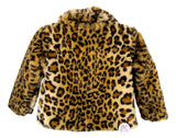 C&C California Leopard Print Faux Fur Plush Coat - Aura In Pink Inc.