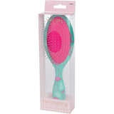 Cala Wet-N-Dry Teal Pink Flamingo Detangling Hair Brush - Aura In Pink Inc.