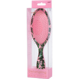 Cala Wet-N-Dry Tropical Palm Jungle Monstera Leaves Detangling Hair Brush - Aura In Pink Inc.