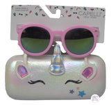 Capelli New York Unicorn Kids Sunglasses & Iridescent Case Set - Aura In Pink Inc.