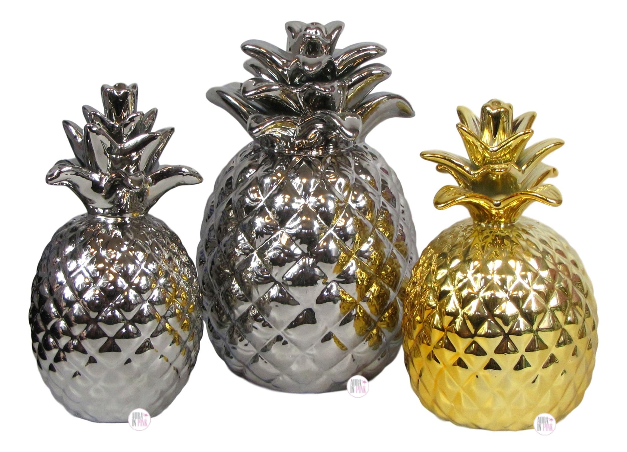 Gold pineapple decor hot sale