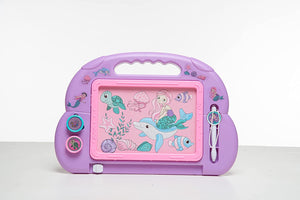 Code Red Toys Portable & Erasable Mermaid Magnetic Drawing Board - Aura In Pink Inc.
