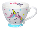 Cooksmart England Make Your Own Magic Unicorn Sparkles Fine China Coffee Mug - Aura In Pink Inc.