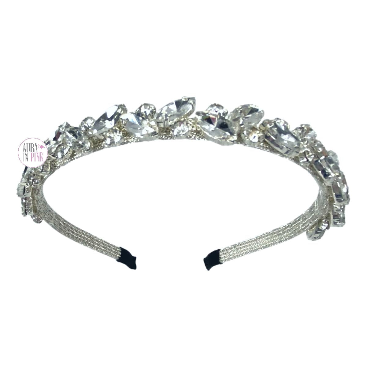Sparkling Crystal Embellished Headband Amazon.com : YienDoo Fashion Crystal Hair Band Sparkling  main image 4
