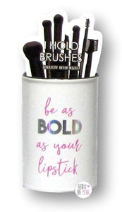 Tri-Coastal Design Multi-Purpose Ceramic Organizer - Be As Bold As Your Lipstick - Aura In Pink Inc.