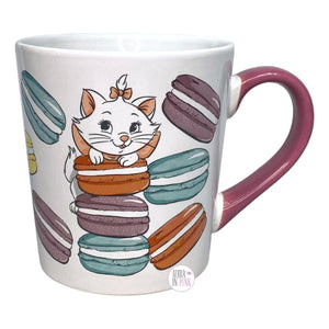 Disney The Aristocats Marie Cat Sweet Treats Macarons Ceramic Coffee Mug