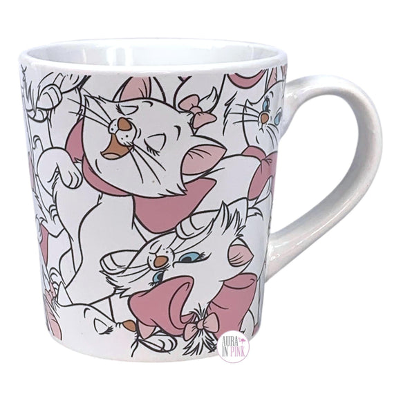 Disney The Aristocats Moody Marie Cat White & Pink Ceramic Coffee Mug - Aura In Pink Inc.
