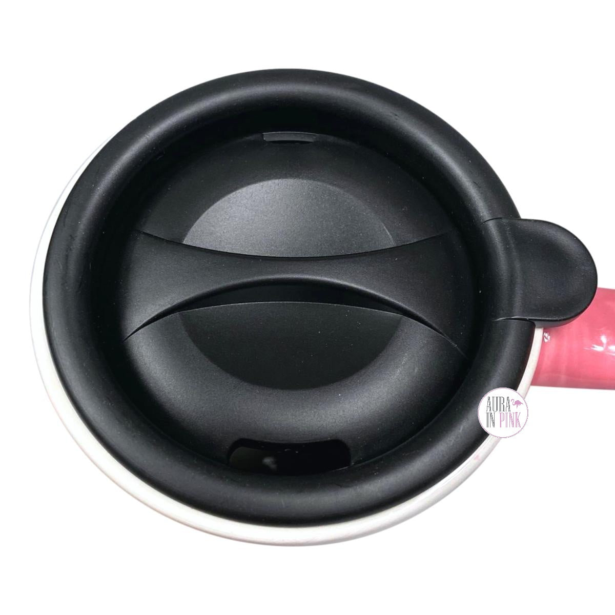 Don't Stress Meowt Cat Tall Ceramic Travel Mug w/Handle & Locking Lid