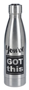 Ganz Stainless Steel Thermal Bottles - You've Got This, There May Be Wine, Stay Positive, Fillin' Up With Gratitude, Running Late - Aura In Pink Inc.