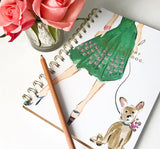 Eccolo Beth Briggs Life Is Short Spoil Your Dog White Spiral-Bound Notebook
