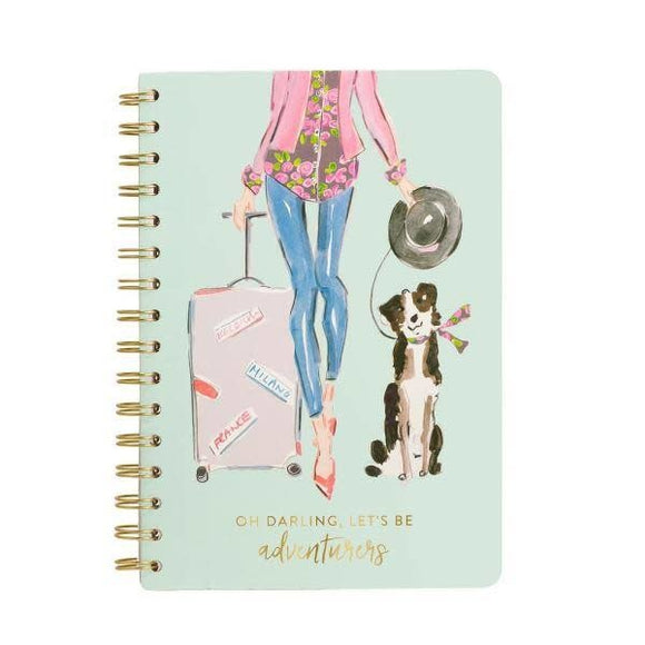 <transcy>Silver Glitter Wake Up And Be Awesome Spiral-Bound Notebook</transcy>