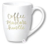 Eccolo Dayna Lee Collection Large Coffee Mug - Coffee Mascara Hustle - Aura In Pink Inc.