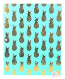 Eccolo Tropical Gold Flamingos Pink & Gold Pineapples Aqua Pocket Folders Set Of 6