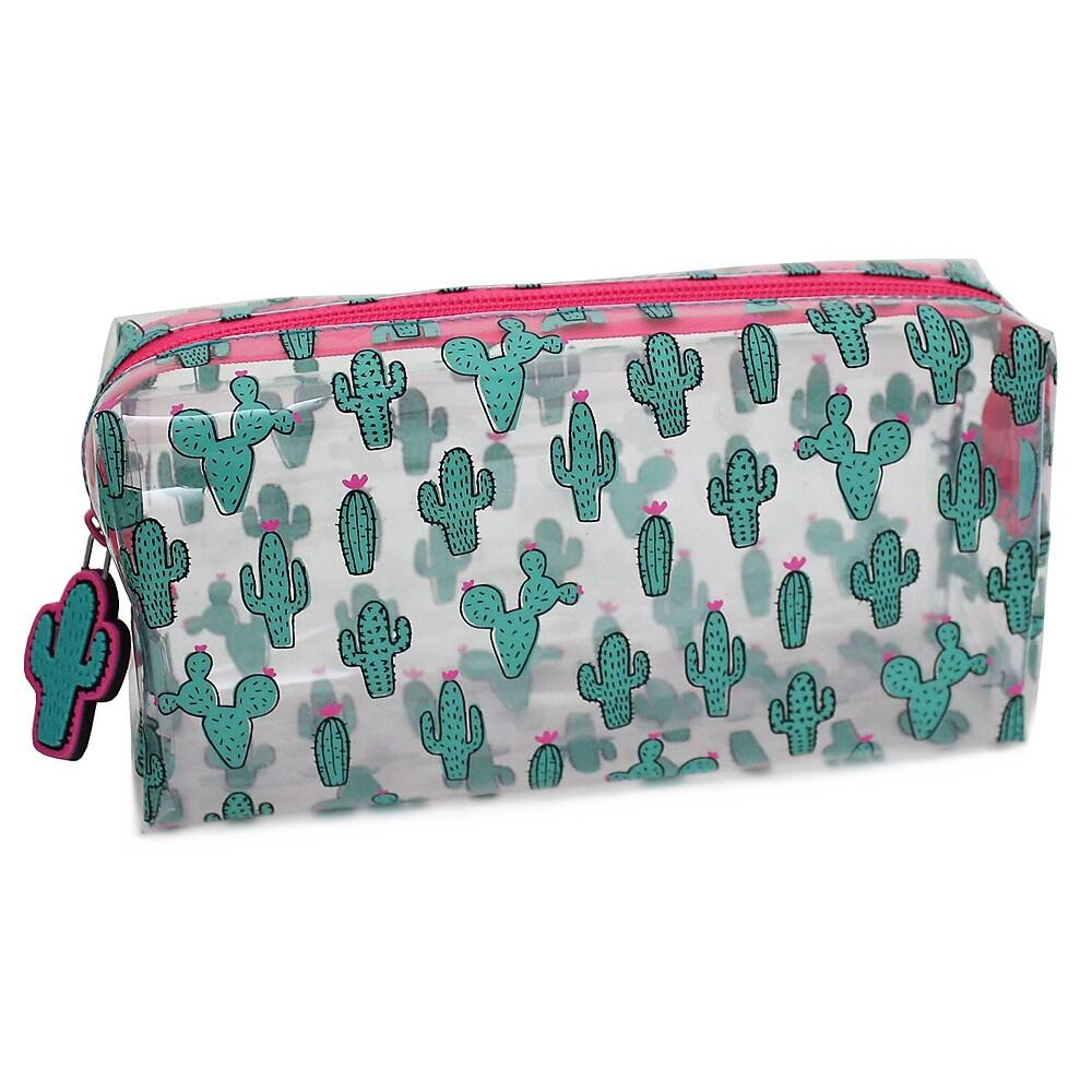 cactus pencil pouch Fabulous Designs Clear Zip Cases