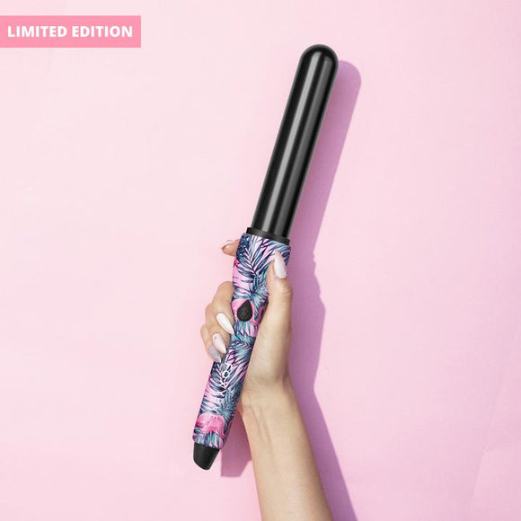 Foxy Bae Limited Edition Hot Tropic Flamingo 32mm Curling Wand - Aura In Pink Inc.