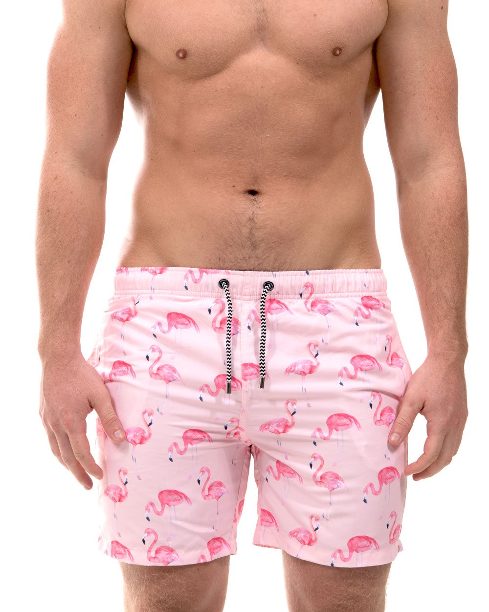 Franks Australia Tampa Pink Flamingo Swim Shorts Aura In Pink Inc