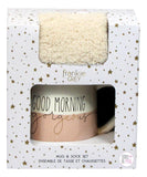Frankie Grey Coffee Mug & Reading Socks Boxed Sets - Aura In Pink Inc.