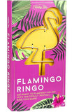 Freaky Tiki Flamingo Ringo Rose Gold Metal Tropical Ring Toss Game - Aura In Pink Inc.