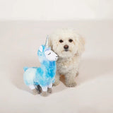 Fringe PetShop Skye Blue The Llamacorn Squeaky Plush Dog Toy - Aura In Pink Inc.