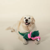 Fringe Toybox Flamingo Fun Dino Pink Flamingo Pool Floaty Squeaky Plush Large Dog Toy - Aura In Pink Inc.