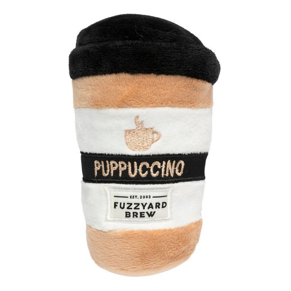 FuzzYard Puppuccino Coffee Cup Squeaky Plush Dog Toy - Aura In Pink Inc.