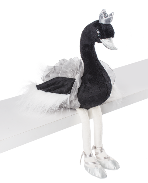 Ganz Swanslea Swan Black Aura In Pink Inc