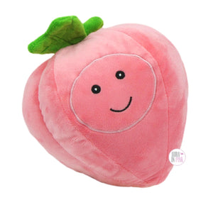 Giftable World Metropawlin Pet Peachy Peach Squeaky Plush Dog Toy - Aura In Pink Inc.