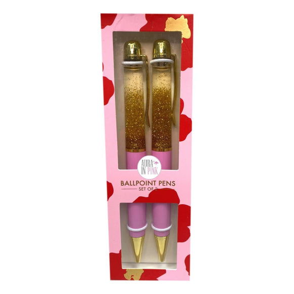 Love, Ellie Pink Weekly Planner Pad w/2 Metallic Rose Gold Pens Set – Aura  In Pink Inc.