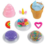 Goooze Twisti Cones Unicorn Rainbow Sprinkles DIY Slimi Cone Creations - Aura In Pink Inc.