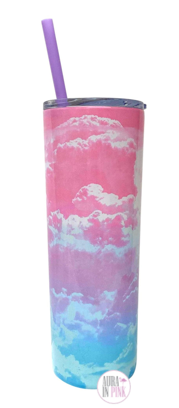 West & Fifth Hot Pink Double Wall Matte Rubber Coated Tumbler w/Straw –  Aura In Pink Inc.