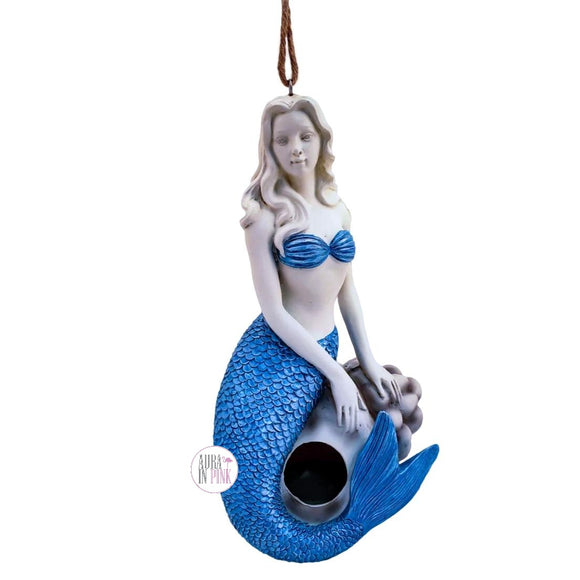 Gorgeous Mermaid Resin Hanging Birdhouse