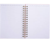 <transcy>Cuaderno de espiral Blush Pink Rose Gold Dots</transcy>