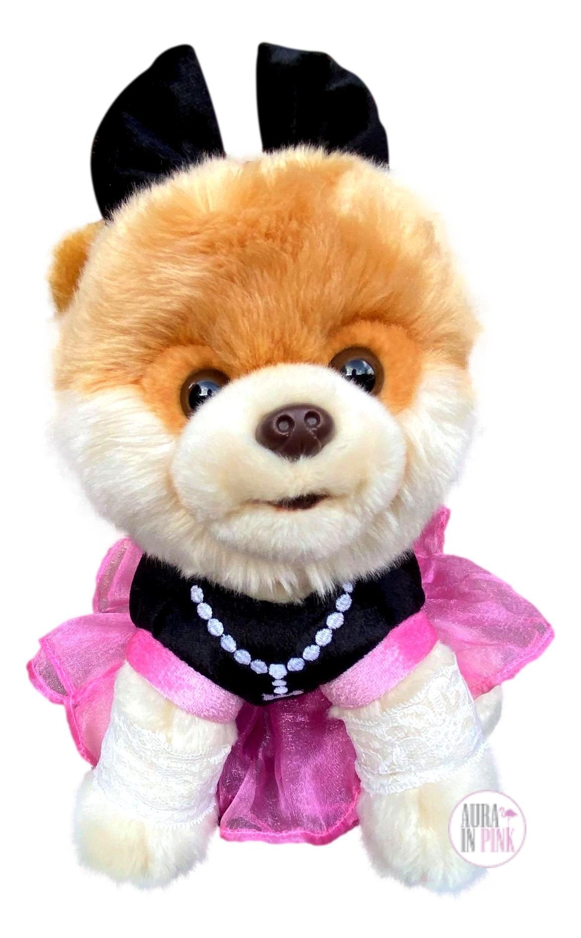 Gund Boo The World's Cutest Dog 80's Party Dress Boo Plush Toy
