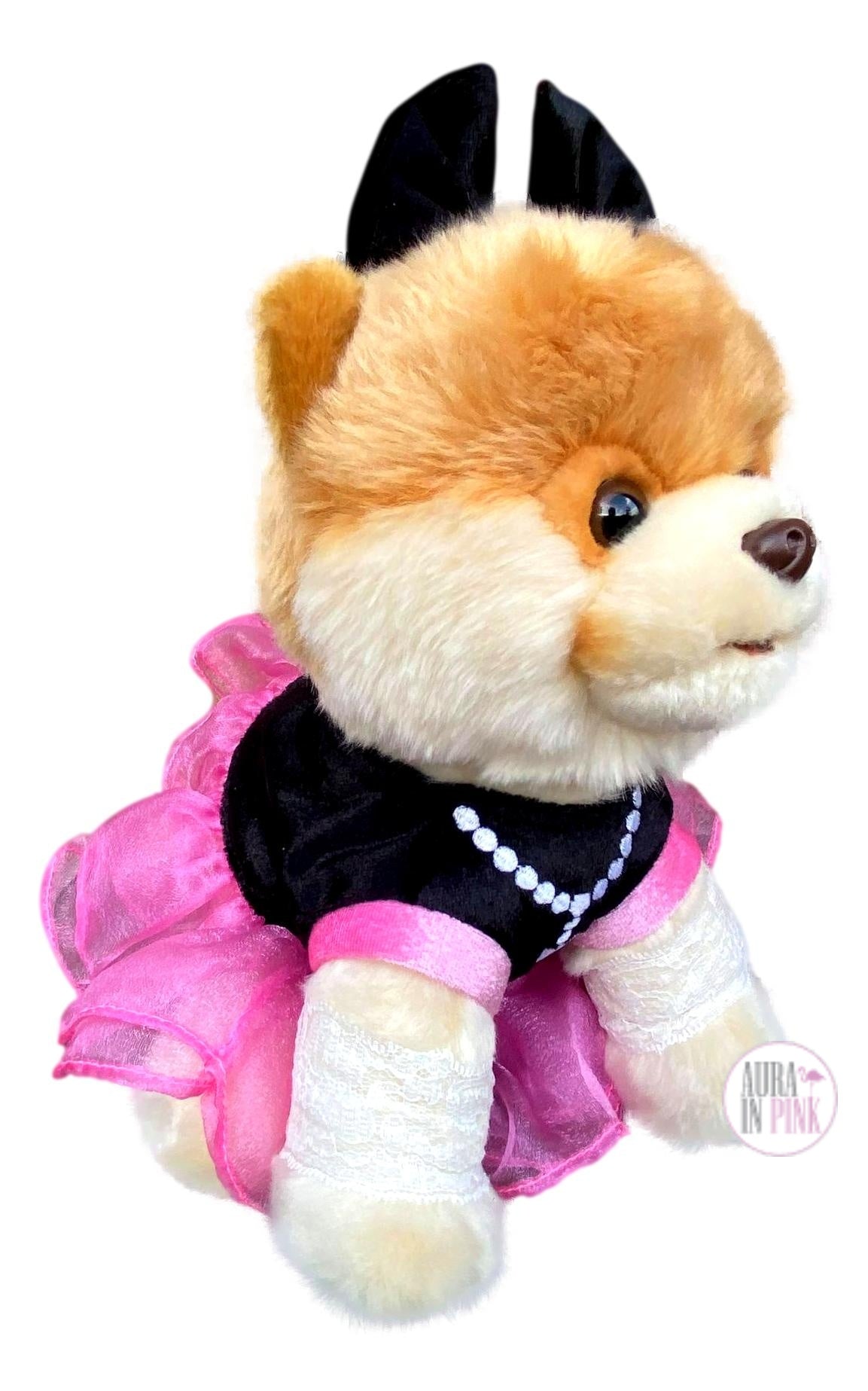 Gund Boo The World's Cutest Dog 80's Party Dress Boo Plush Toy