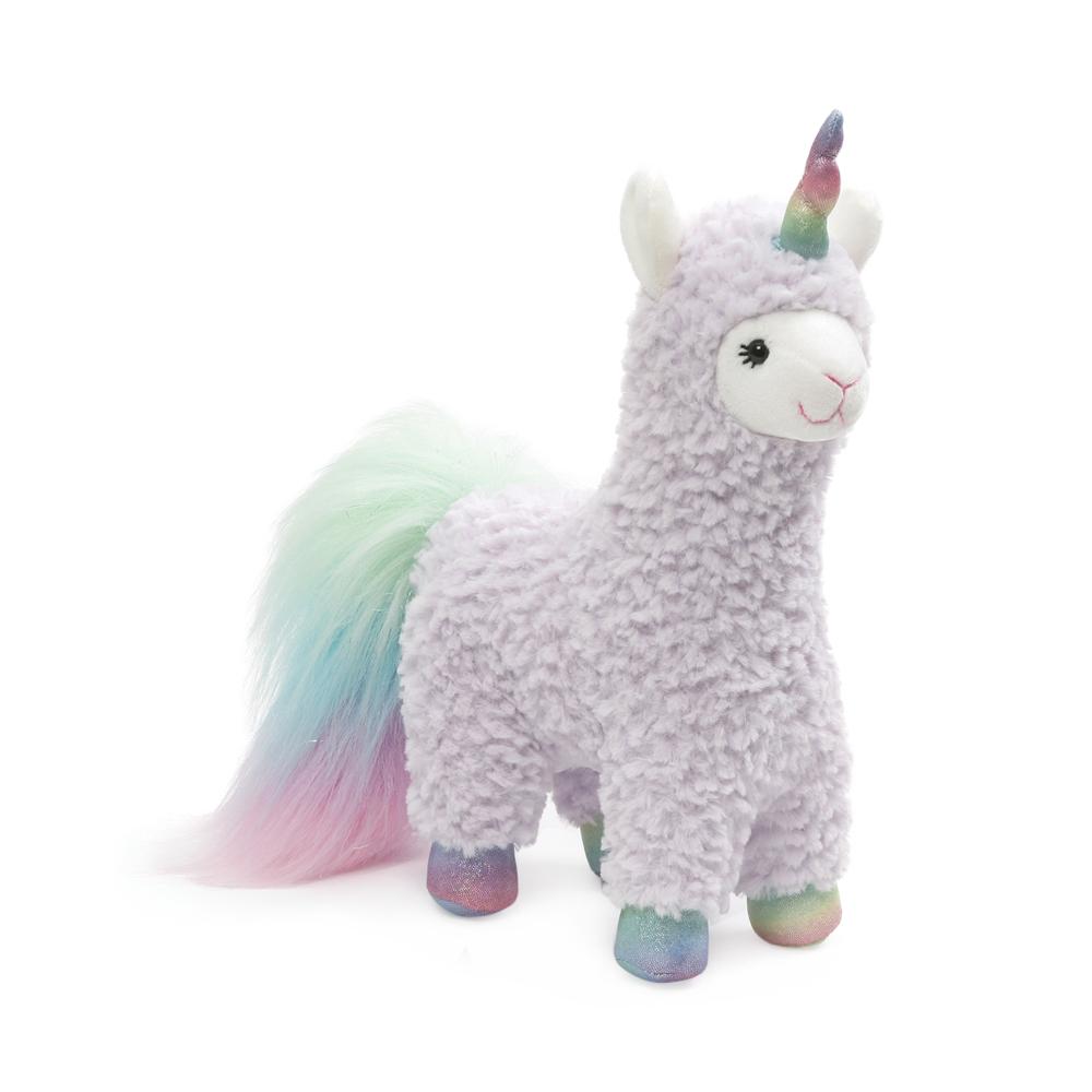 Gund Sugar Plum Llamacorn Lilac Pastel Rainbow Plush – Aura In